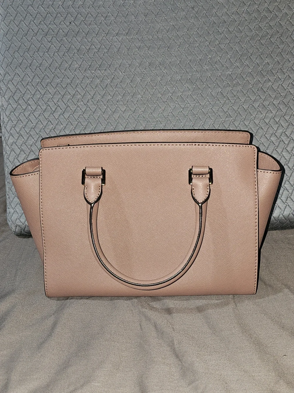 Authentic Michael Kors Pink Saffiano Leather Tote Bag